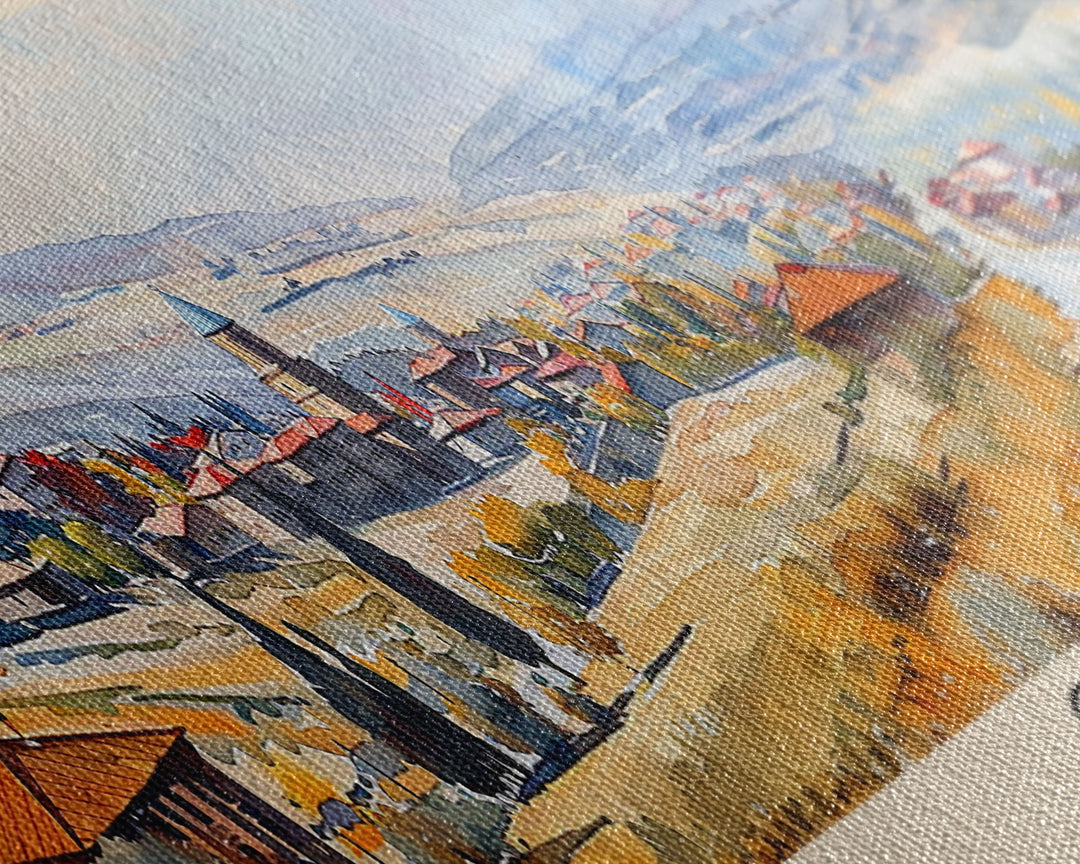 Gori Georgia Travel Print Wall Art, Panoramic City Art, Travel Art, Wall Decor, Vacation Gift, Framed Canvas Print Or Metal Art