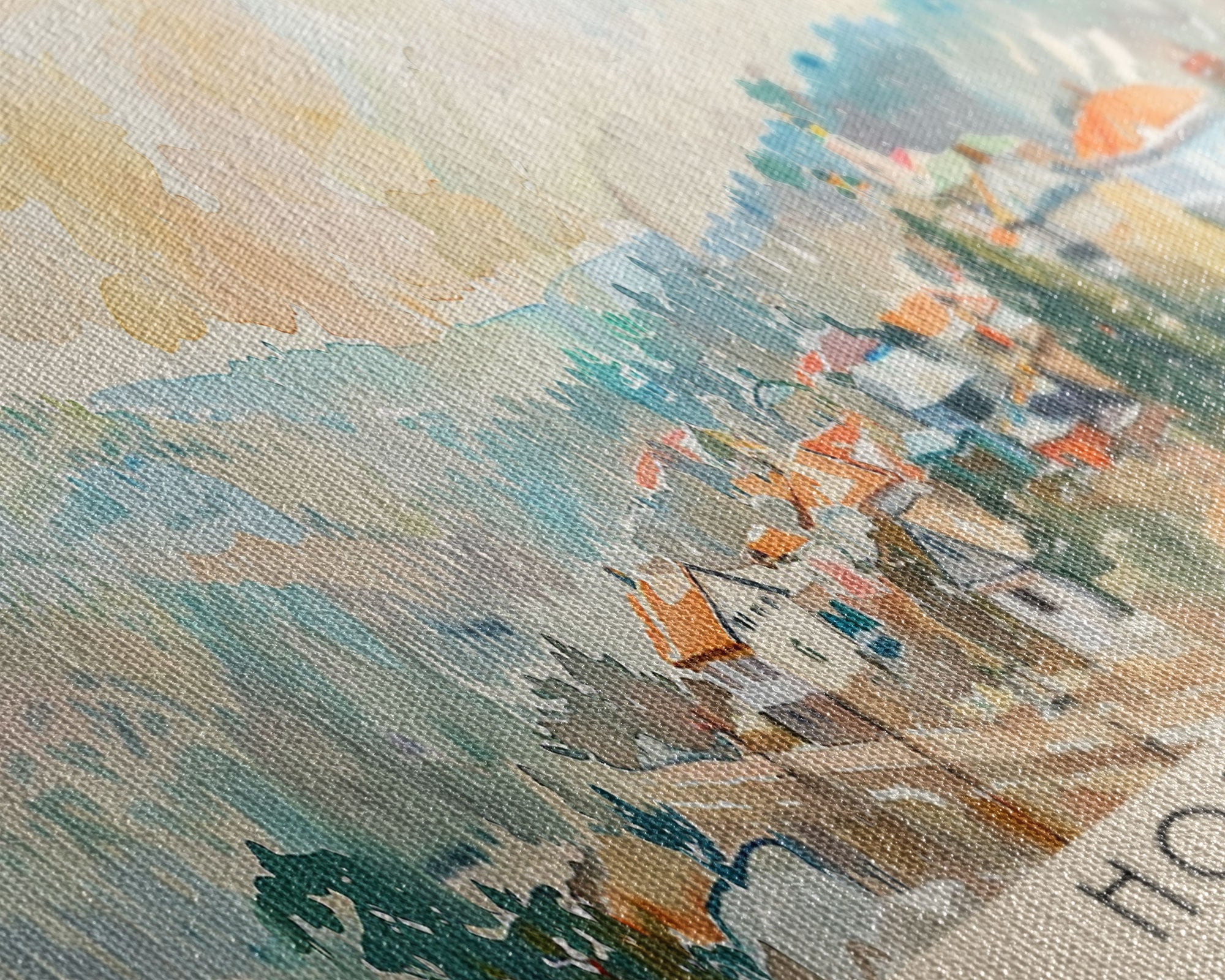 Horlivka Ukraine Wall Art, Panoramic Travel Poster, Panoramic Framed Canvas Print, City Wall Art, Wall Hanging Home Decor, Travel Art