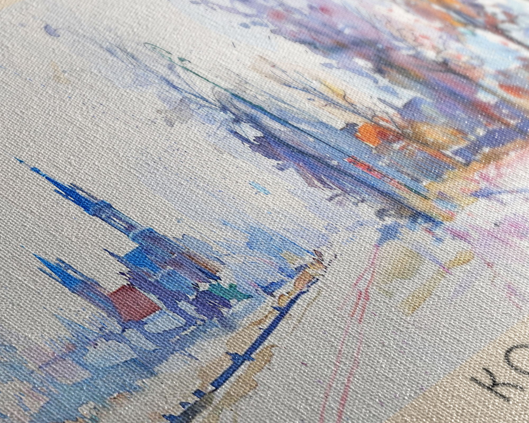 Kortrijk Belgium Travel Print Wall Art, Panoramic City Art, Travel Art, Wall Decor, Vacation Gift, Framed Canvas Print Or Metal Art