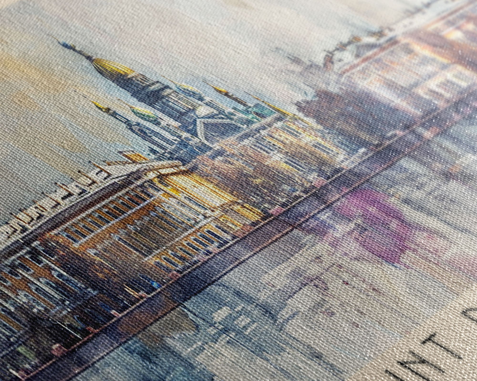 Saint Petersburg Russia Wall Art, Panoramic Travel Poster, Panoramic Framed Canvas Print, City Wall Art, Wall Hanging Home Decor, Travel Art