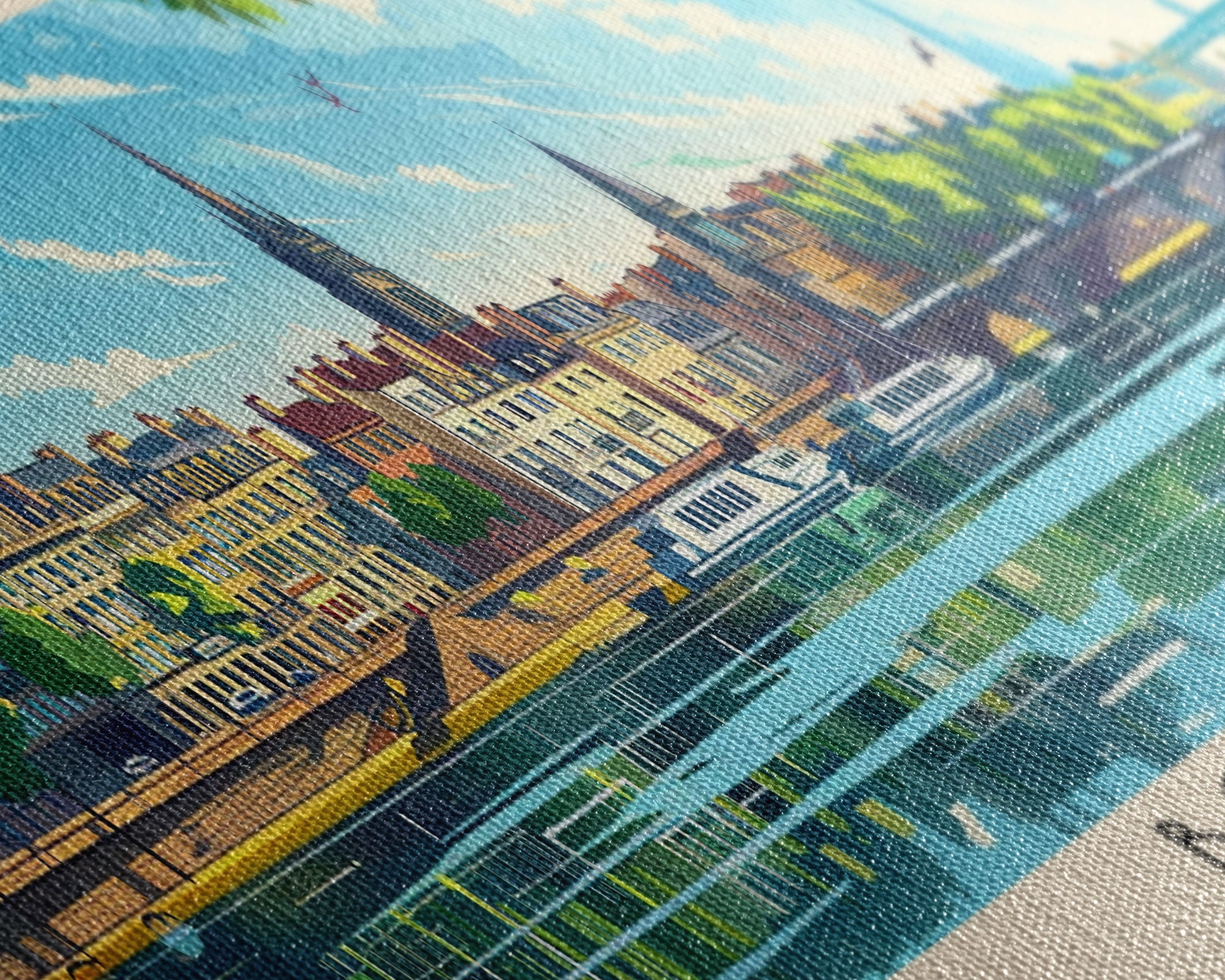 Borås Sweden Travel Art, City Art, Framed Canvas Print or Metal Wall Art, Europe Travel Poster, Panoramic Wall Art, Extra Wide Wall Art