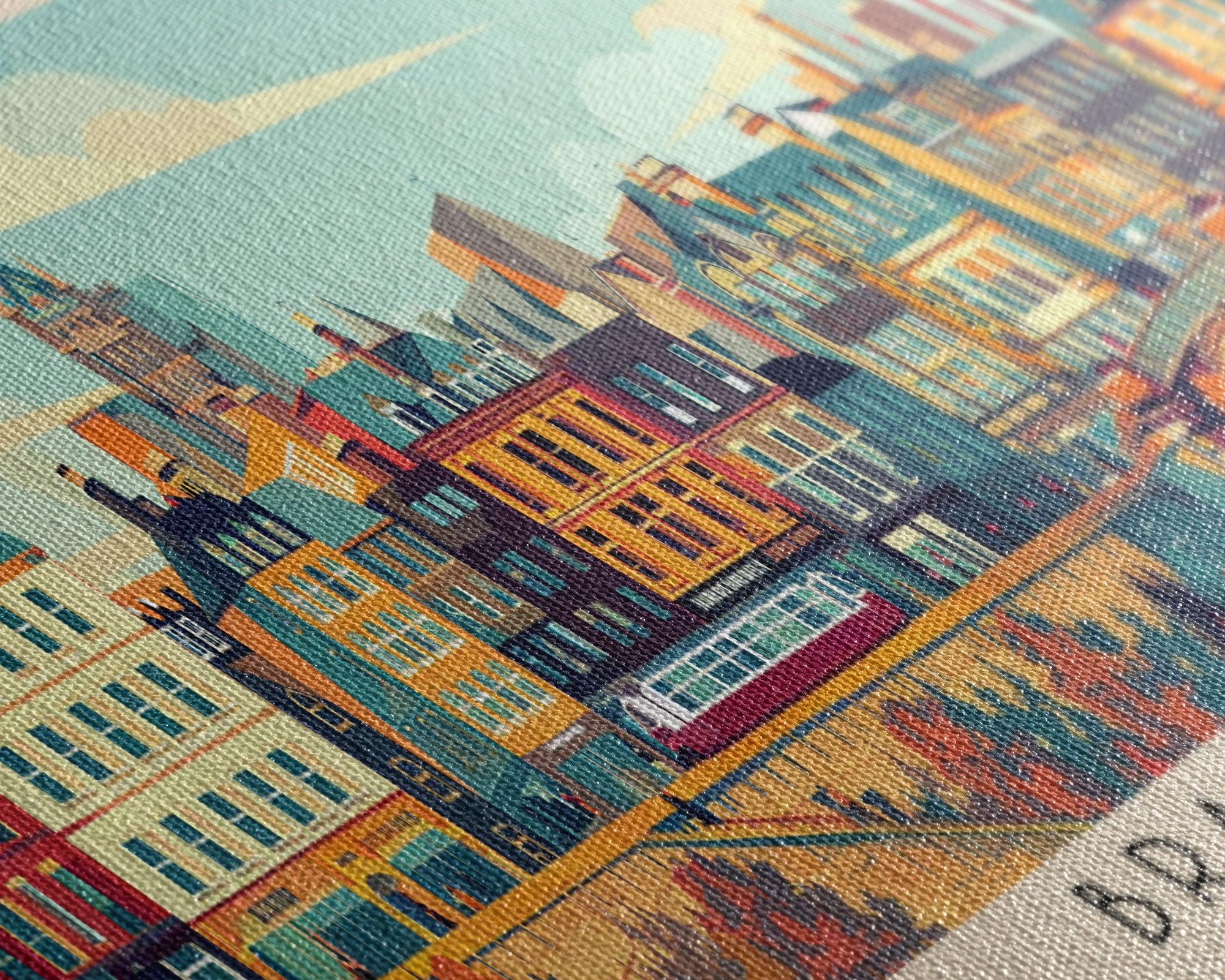 Bradford United Kingdom Travel Print Wall Art, Panoramic City Art, Travel Art, Wall Decor, Vacation Gift, Framed Canvas Print Or Metal Art