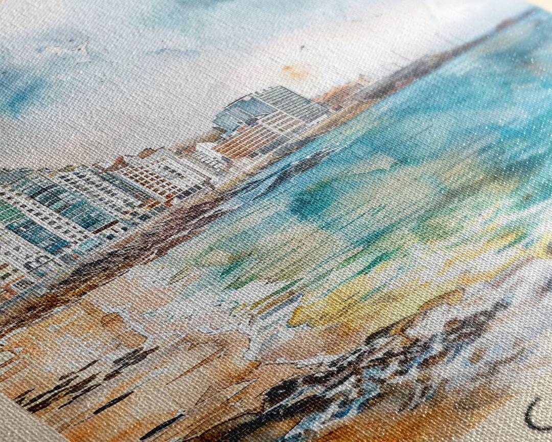 Beautiful Aachen Germany Cityscape Art Print, Framed Canvas Print, Perfect for Living Room Decor, European Wall Art