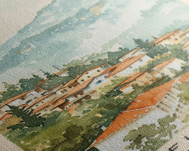 Serene Elazığ, Turkey Framed Canvas Print. Picturesque Wall Art for Living Room or Bedroom Decor, Beautiful Travel Poster.