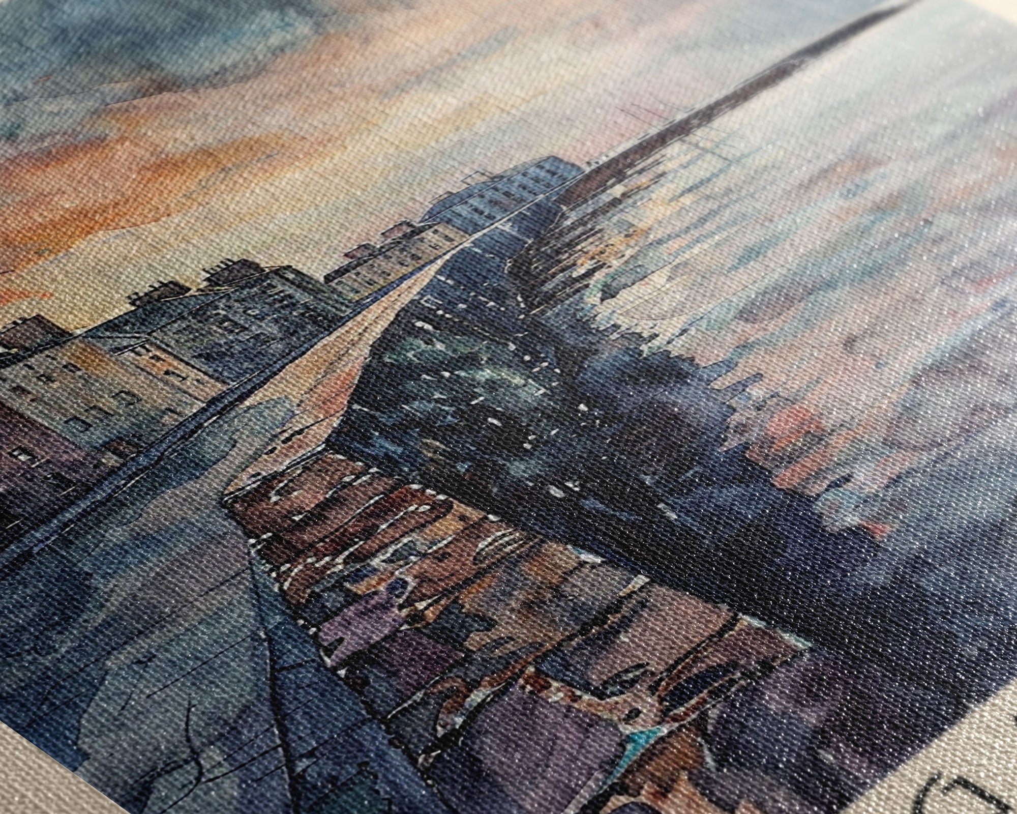 Galway, Ireland Travel Poster Art, Framed Canvas Print for Living Room or Bedroom, Coastal Wall Art, Home Decoration