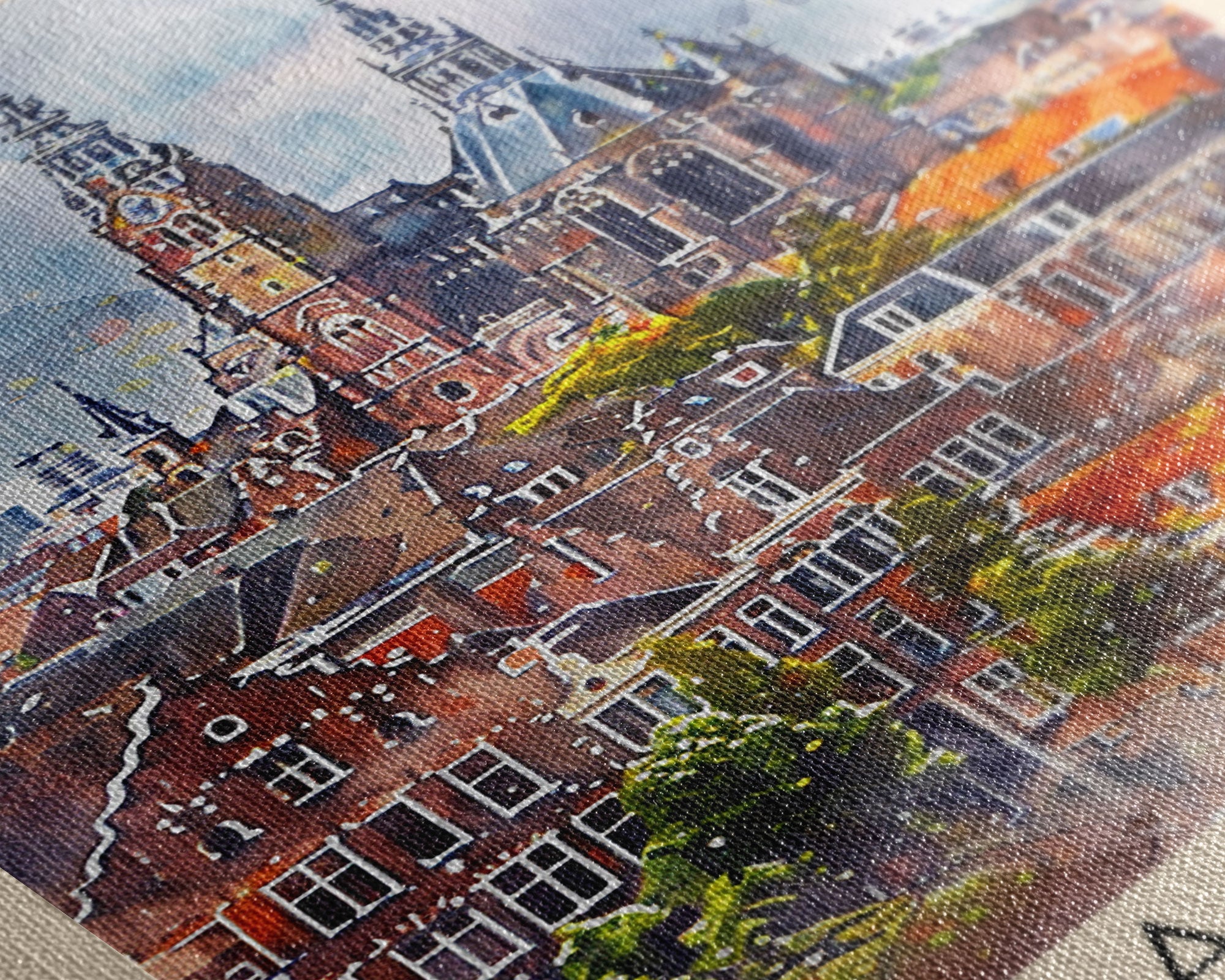 Haarlemmermeer Netherlands Water View Art, Framed Canvas Print, Bedroom Wall Art, Travel Poster, Home Decoration, Dutch Wall Art