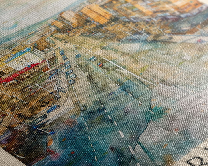 Irkutsk Russia Urban Cityscape Art Print, Stunning Canvas Print for Home Decor, Travel Poster for Living Room Wall Art, Russian City View