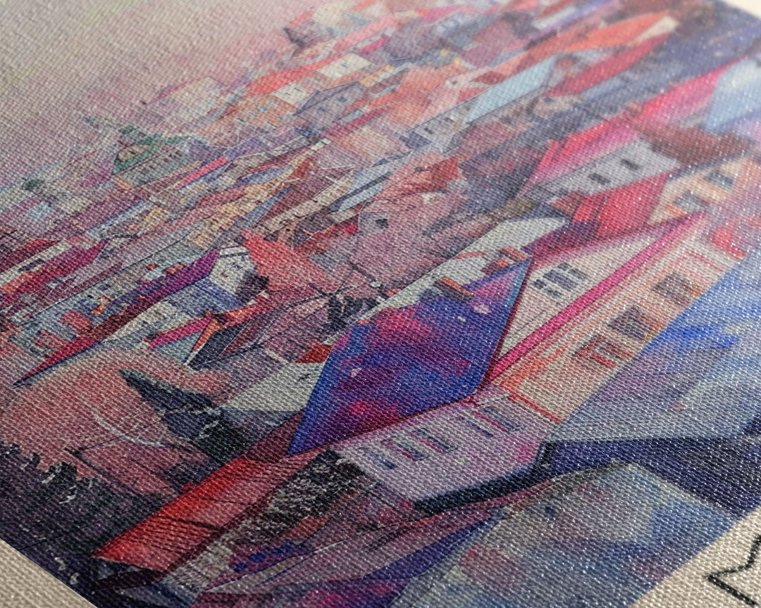 Kamianske Ukraine Scenic View, Framed Canvas Print, Travel Poster, Wall Art, Living Room Decor, Cityscape Art, Modern Home Decoration, Ukrainian City