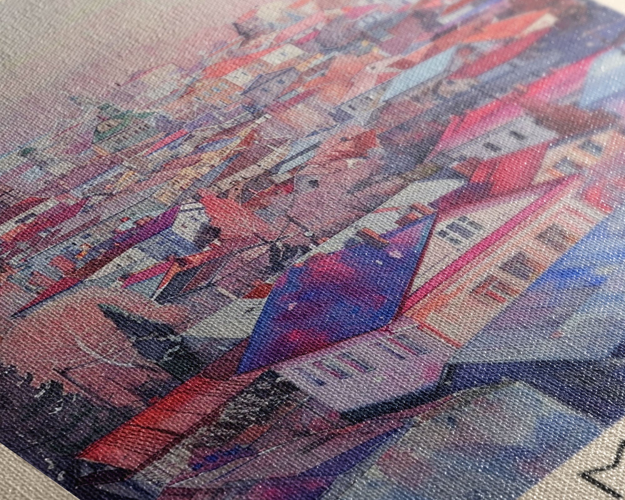 Kamianske Ukraine Scenic View, Framed Canvas Print, Travel Poster, Wall Art, Living Room Decor, Cityscape Art, Modern Home Decoration, Ukrainian City