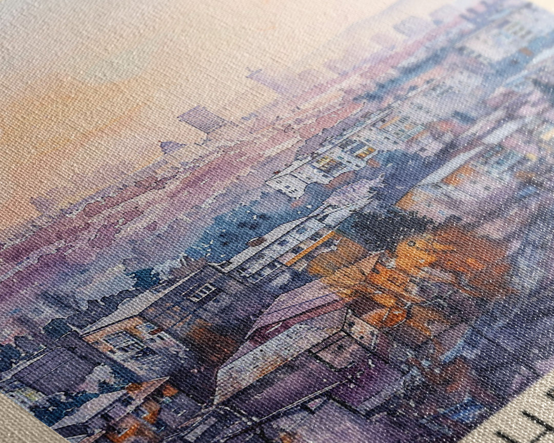 Kherson Ukraine Port View, Framed Canvas Print, Travel Poster, Wall Art, Home Decor, Living Room Decoration, Ukrainian Cityscape Art