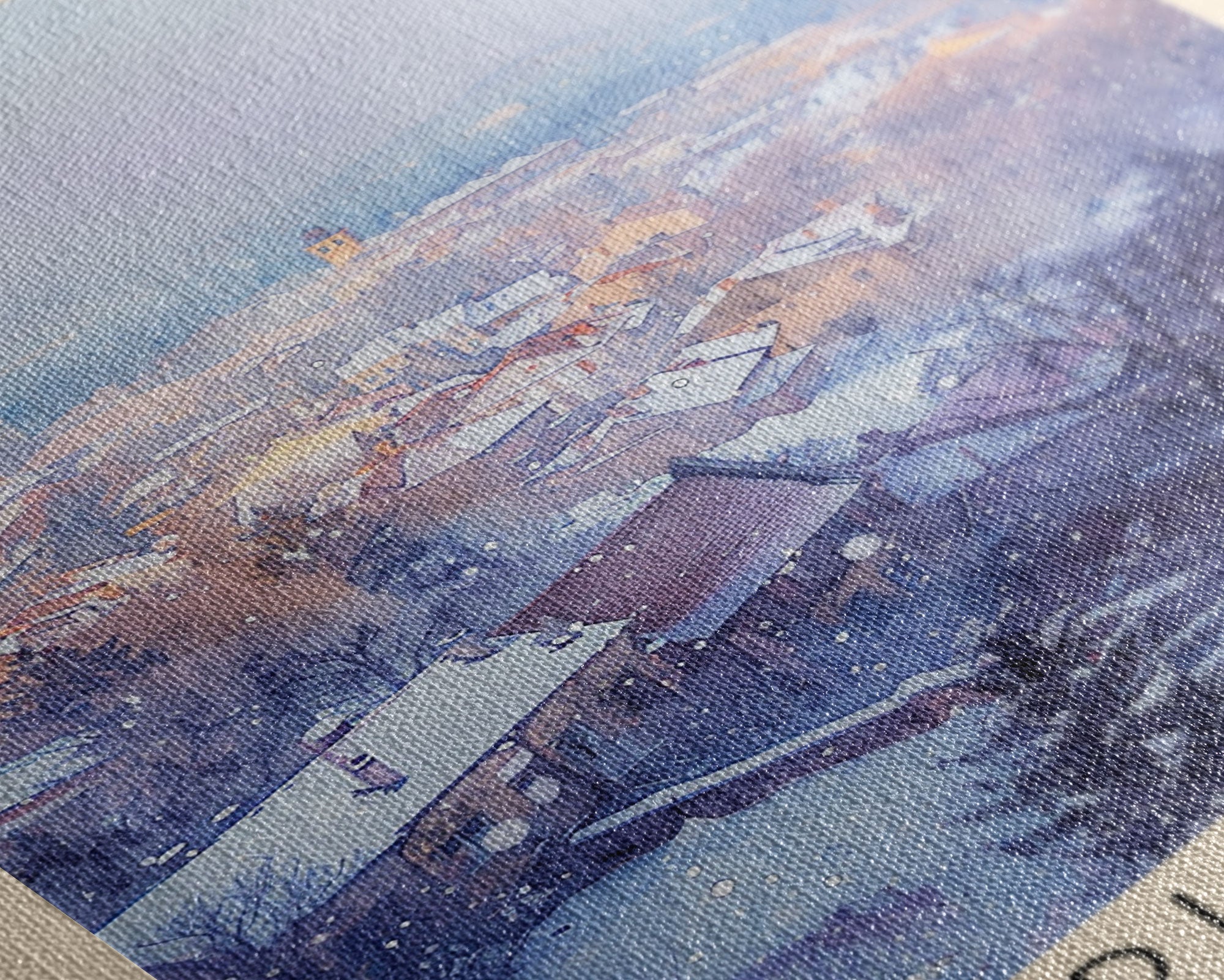 Pleven Bulgaria Travel Poster Framed Canvas Print, Watercolor Painting, Urban Wall Art, Home Decor, Bulgarian Architecture, Contemporary Art