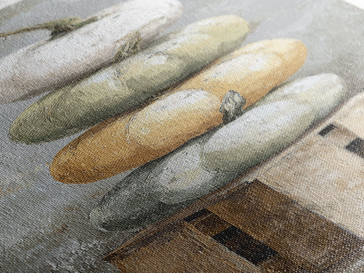 Pumpkins Stacked on a Wooden Crate Canvas Print, Farmhouse Art, Digital Prints, Farmhouse Decor, Harvest, Watercolor Painting, FAR-1x3-73
