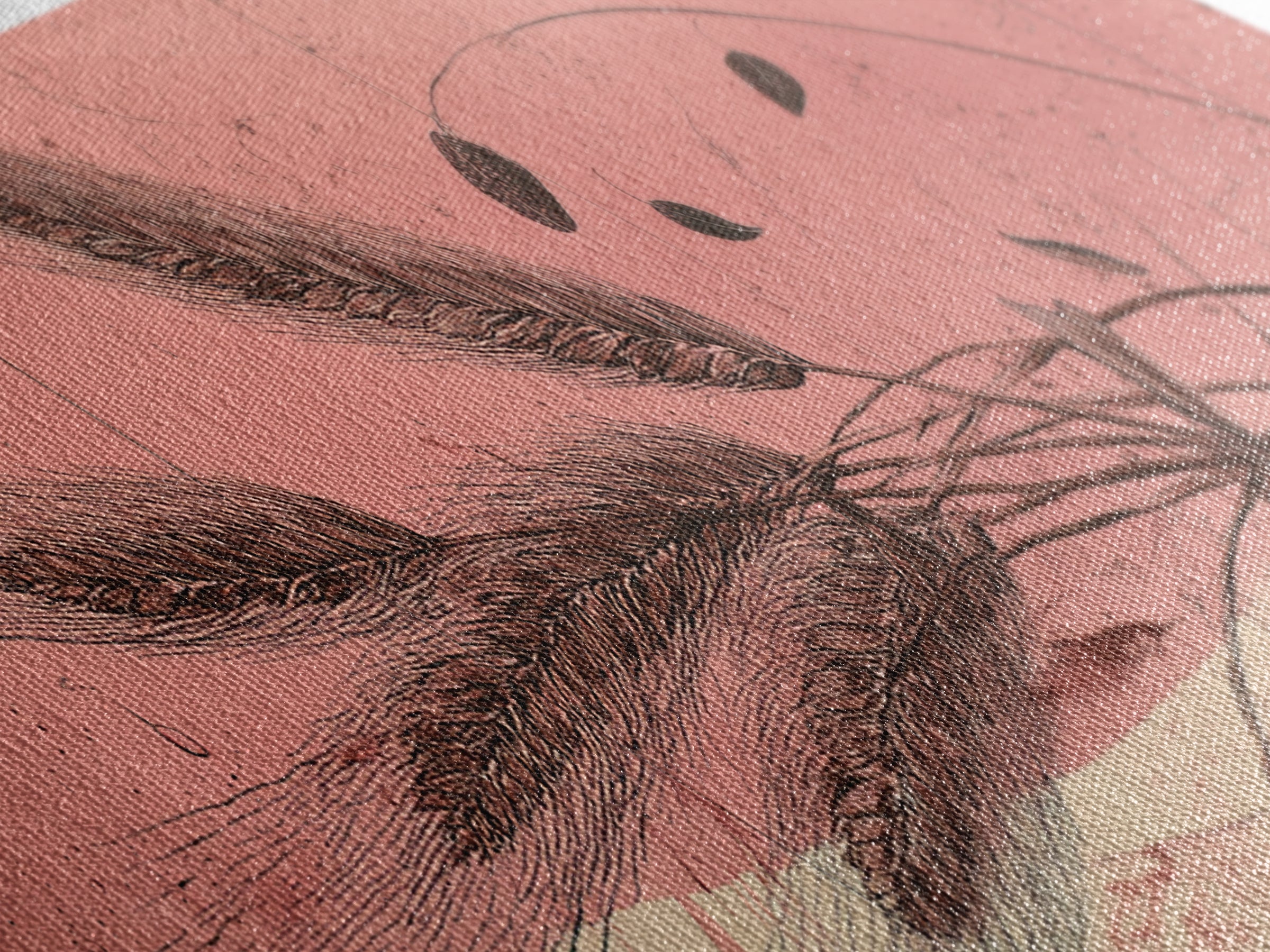 Rustic Pear Still Life on Plank Wood Canvas Print, Farmhouse Art, Art Print, Farmhouse Decor, Fine Art, Harvest, Digital Art, FAR-3x1-35
