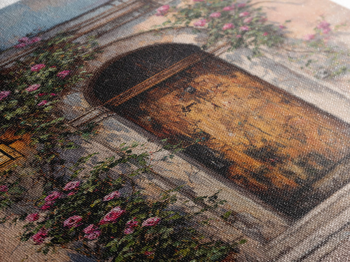 Rustic Door Covered Canvas Print, French Country Art, Statement Artwork, Farmhouse Decor, Fine Art, Country, Digital Art, FCA-2x3-49