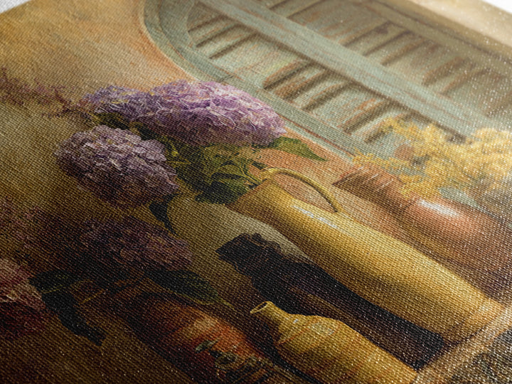 Soft Hydrangeas Beside Antique Shutters Canvas Print, French Country Art, Botanical Prints, Farmhouse Decor, Fine Art, Country, FCA-3x2-84