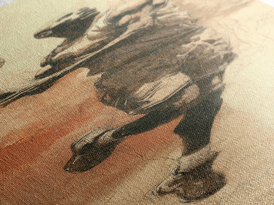 Basketball Player in Explosive Motion Canvas Print, Fitness Studio Art, Black and White Art, Gym Decor, Fine Art, Motion, FSA-1x3-10