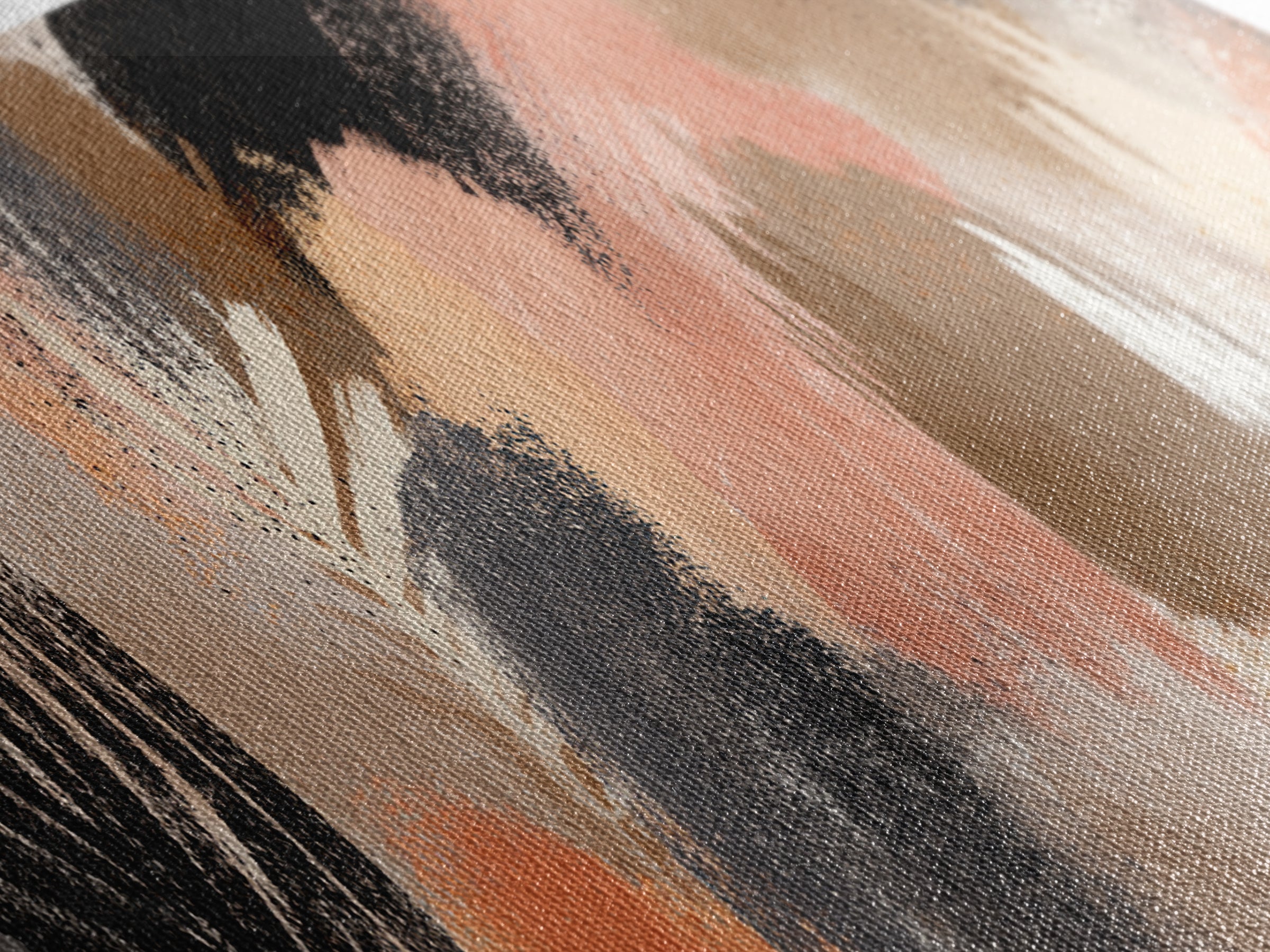 Yoga Warrior Pose Framed Canvas Print, Fitness Studio Art, Motivational Canvas, Gym Decor, Oil Painting, Motion, FSA-3x1-23