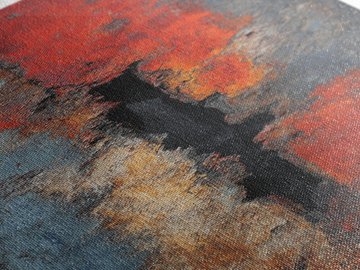 Steel and Rust Texture Abstract Panel Canvas Print, Garage Art, Fall Wall Art, Garage Decor, Fine Art, Motor, Sports Posters, GAR-1x3-11