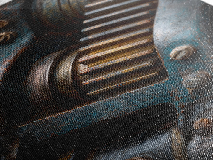 Camshaft and Gears Industrial Still Life Canvas Print, Garage Art, Art Print, Garage Decor, Fine Art, Motor, Canvas Wall Art, GAR-2x3-23