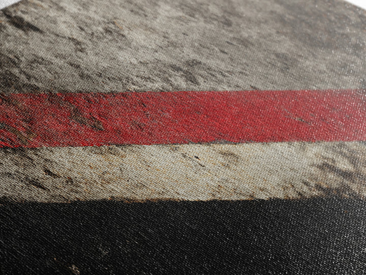 Black and Red Racing Stripe Abstraction Canvas Print, Garage Art, Modern Decor, Garage Decor, Fine Art, Motor, Home Decor, GAR-3x1-100