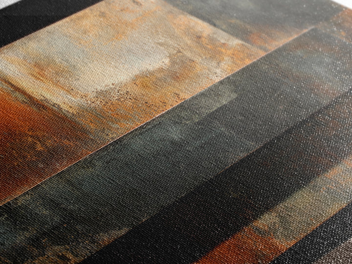 Steel and Rust Texture Abstract Panel Canvas Print, Garage Art, Sports Posters, Garage Decor, Fine Art, Motor, Luxury Decor, GAR-3x2-51