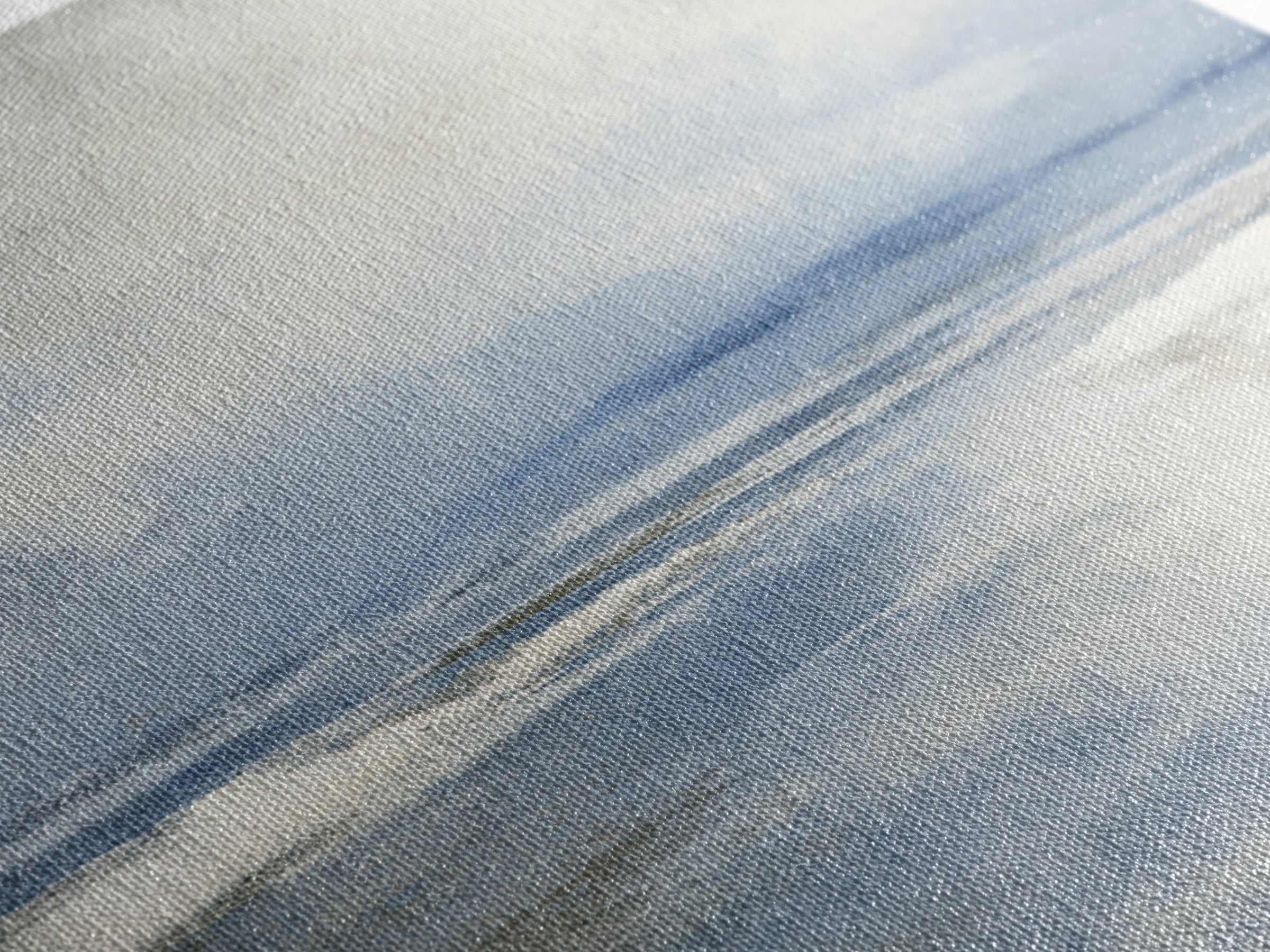 Coastal Dunes in Pale Blue and Sand Framed Canvas Print, Guest Bedroom Art, Fine Art Print, Bedroom Decor, Fine Art, Guest, GBA-1x1-29
