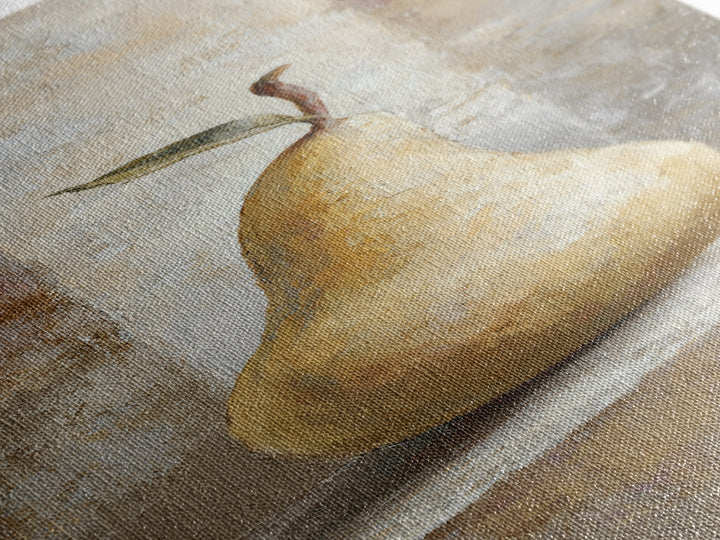 Classic Pear Still Life for Cozy Hospitality Canvas Print, Guest Bedroom Art, Printable Wall Art, Bedroom Decor, Guest, GBA-1x3-56