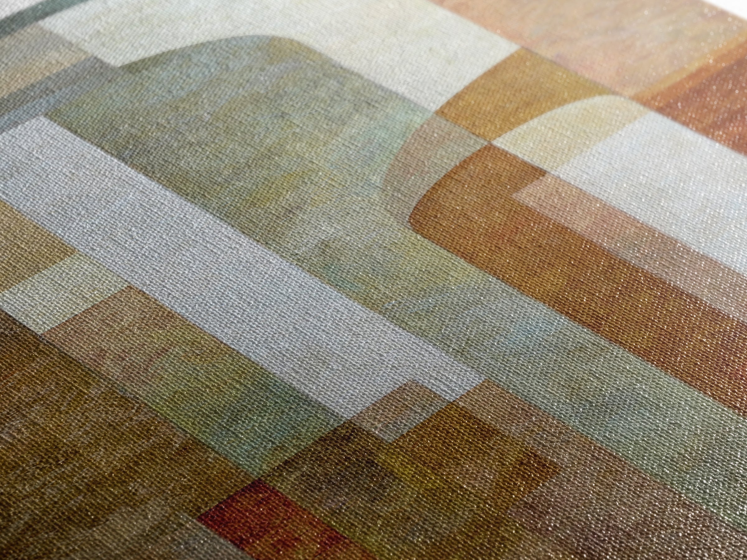 Warm Abstract Arches Canvas Print, Guest Bedroom Art, Living Room Wall Art, Bedroom Decor, Abstract Art, Guest, Gallery Decor, GBA-1x3-63