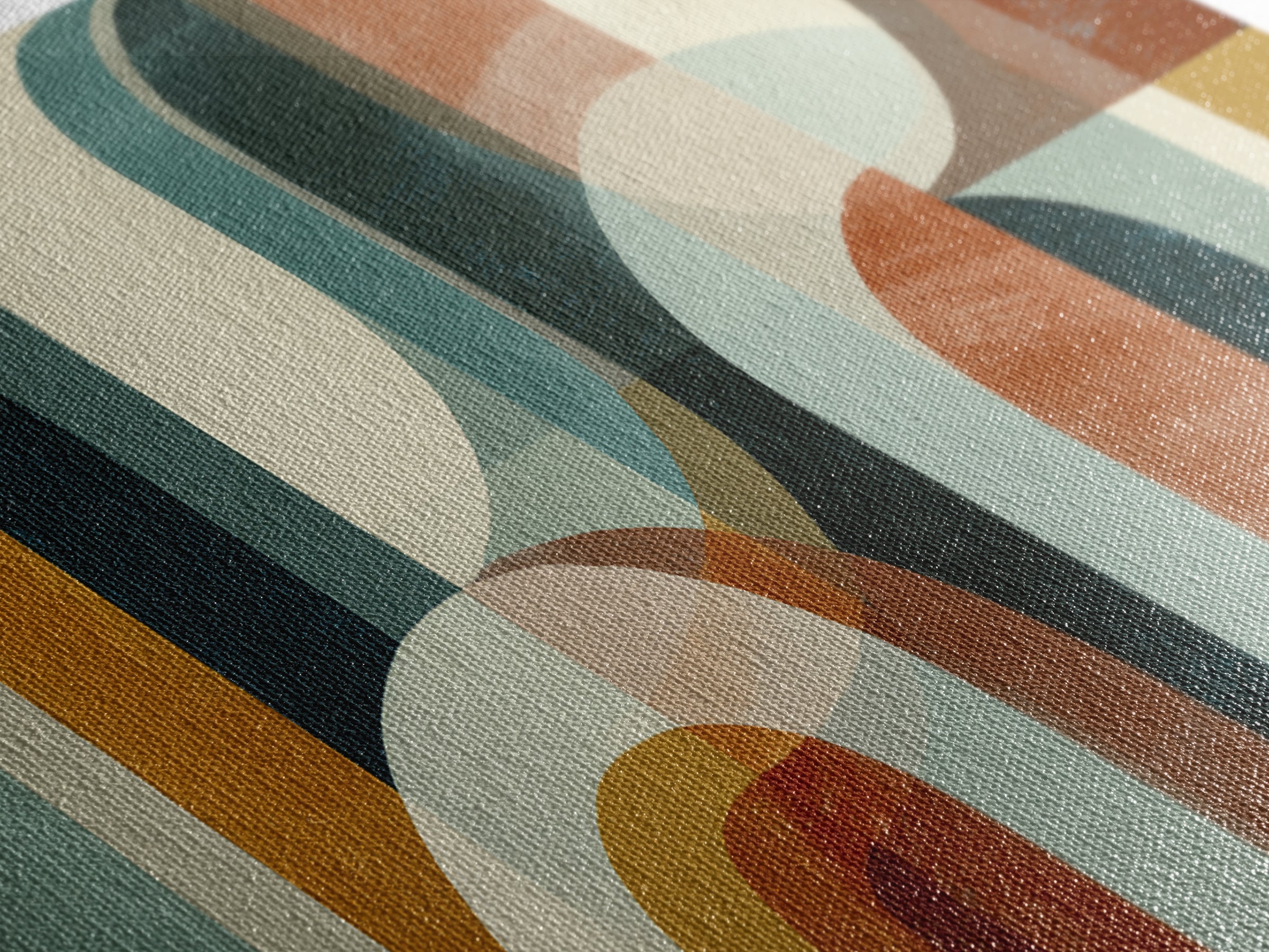 Warm Abstract Arches Framed Canvas Print, Guest Bedroom Art, Print, Bedroom Decor, Abstract Art, Guest, Living Room Wall Art, GBA-2x1-23