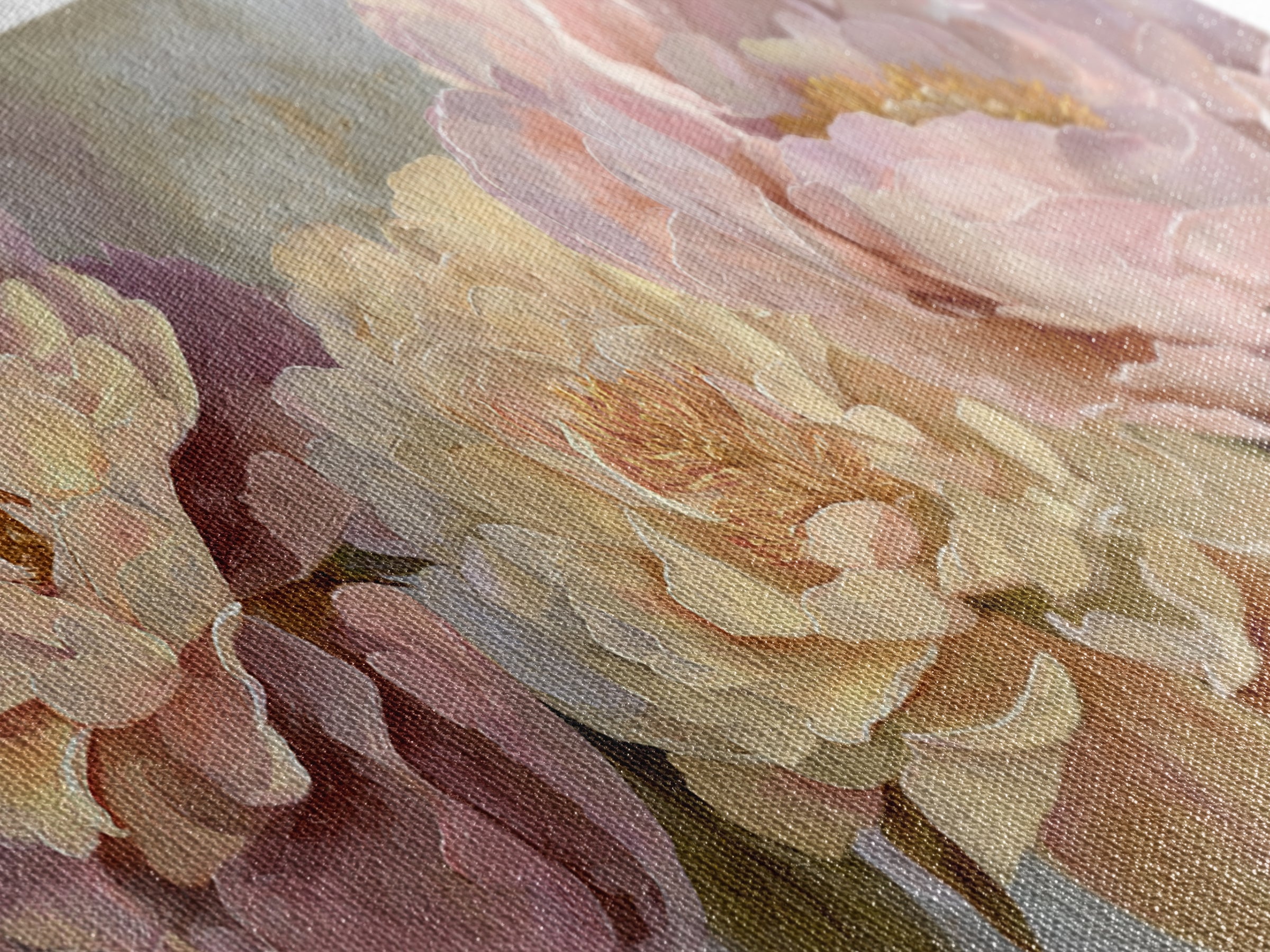 Neutral Peony Painting Framed Canvas Print, Guest Bedroom Art, Poster, Bedroom Decor, Abstract Art, Guest, Farmhouse Decor, GBA-2x1-5