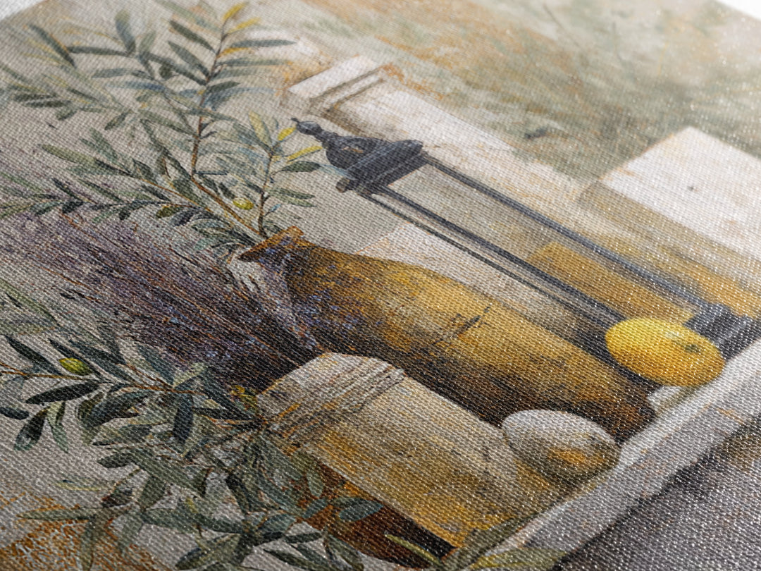 Olive Branch Still Life Canvas Print, Guest Bedroom Art, Set of 3 Wall Art, Bedroom Decor, Fine Art, Guest, Bedroom Prints, GBA-3x2-21