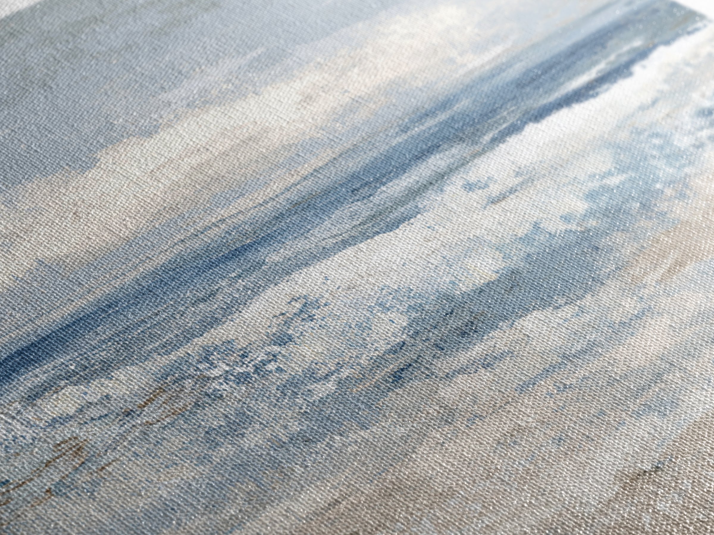 Coastal Dunes in Pale Blue and Sand Canvas Print, Guest Bedroom Art, Bedroom Wall Decor, Bedroom Decor, Fine Art, Guest, GBA-3x2-33