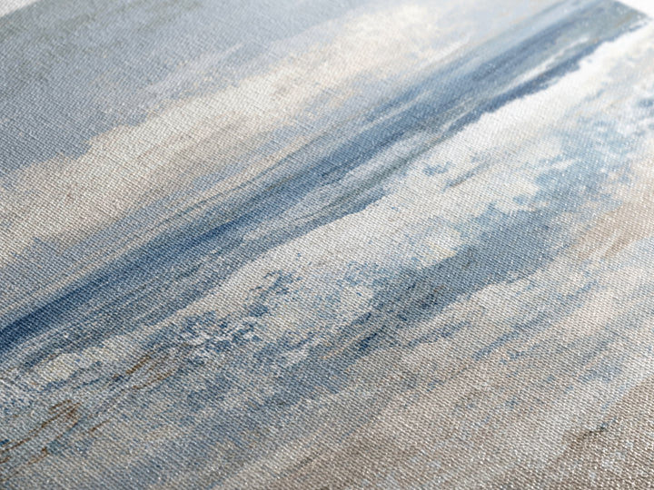 Coastal Dunes in Pale Blue and Sand Canvas Print, Guest Bedroom Art, Bedroom Wall Decor, Bedroom Decor, Fine Art, Guest, GBA-3x2-33