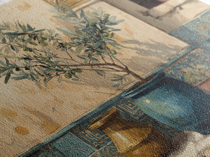 Olive Branch Still Life Framed Canvas Print, Guest Bedroom Art, Above Bed Decor, Bedroom Decor, Fine Art, Guest, Boho Decor, GBA-3x2-45