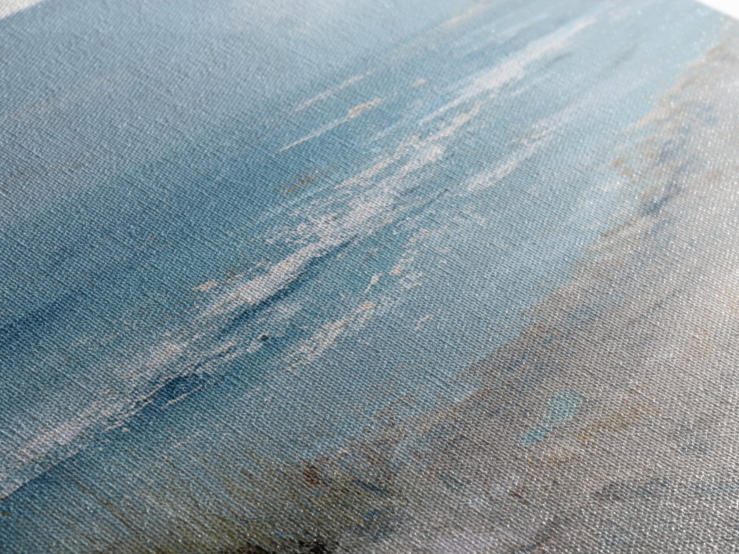 Coastal Dunes in Pale Blue and Sand Canvas Print, Guest Bedroom Art, Bedroom Wall Decor, Bedroom Decor, Fine Art, Guest, GBA-3x2-57