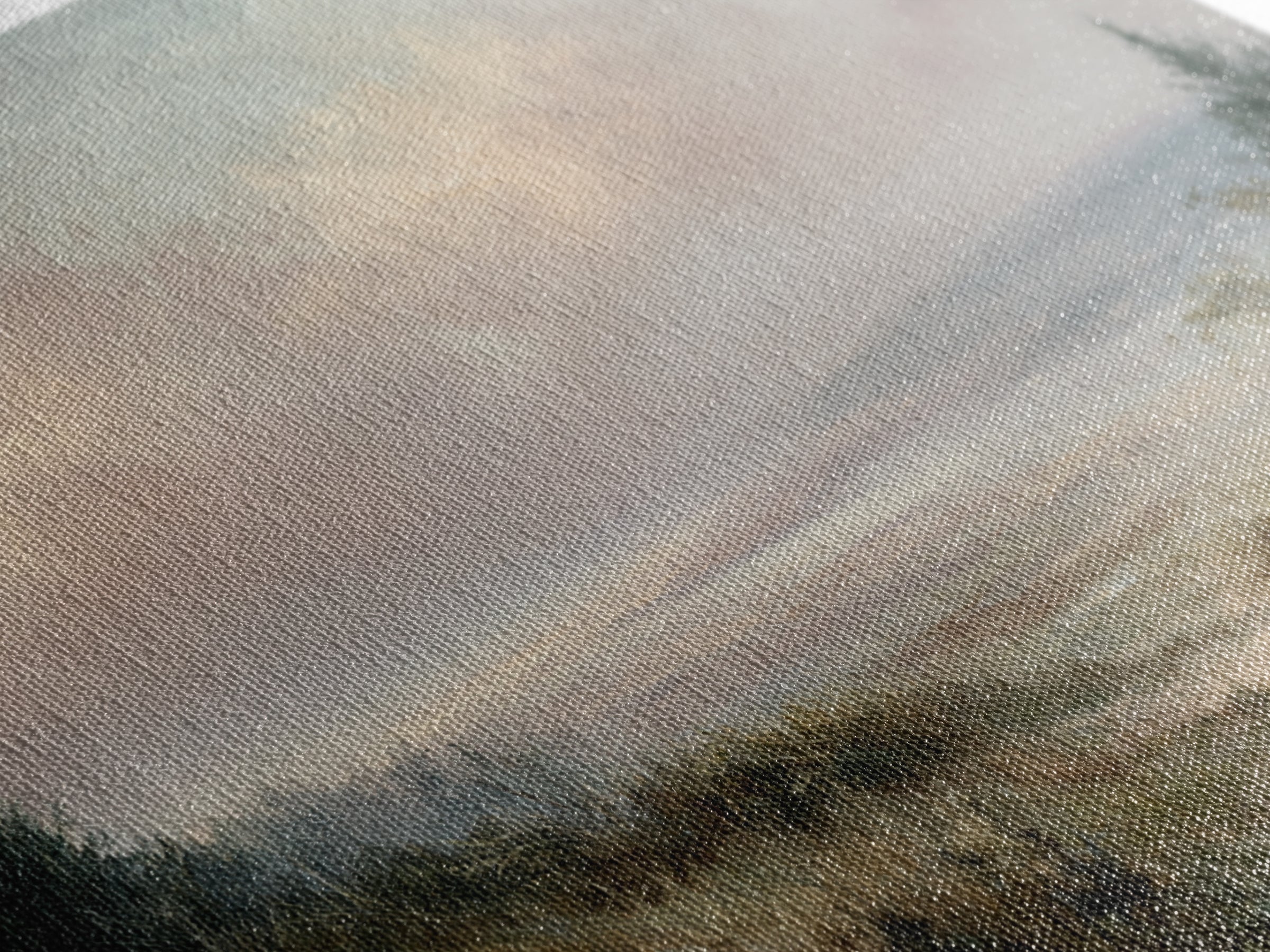 Romantic Cloudscape in Blush and Ivory Framed Canvas Print, Guest Bedroom Art, Bedroom Decor, Fine Art, Guest, Above Bed Decor, GBA-3x2-63
