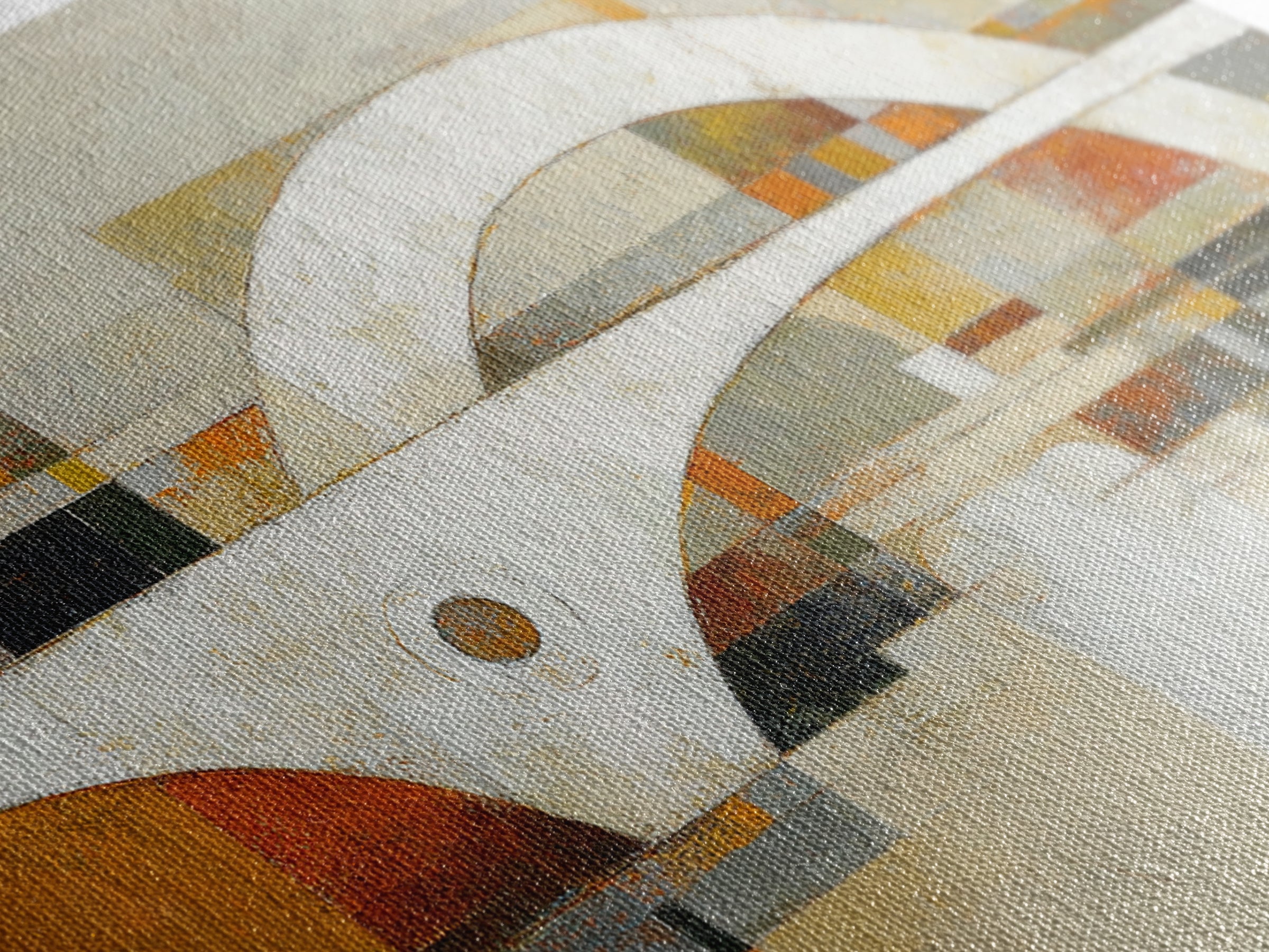 Warm Abstract Arches Framed Canvas Print, Guest Bedroom Art, Downloadable Prints, Bedroom Decor, Abstract Art, Guest, GBA-3x2-79