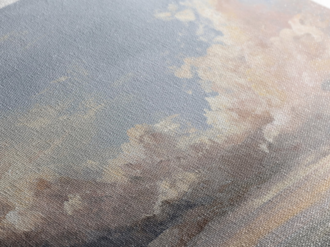 Romantic Cloudscape in Blush and Ivory Framed Canvas Print, Guest Bedroom Art, Fine Art Print, Bedroom Decor, Fine Art, Guest, GBA-3x2-87