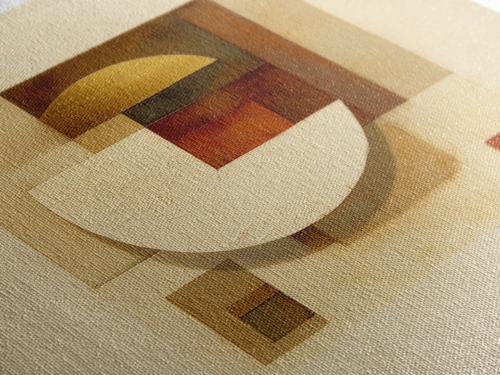 Earthy Plaster Texture Abstract Canvas Print, General Fine Art, Canvas, Living Room Decor, Abstract Art, Canvas Art, GEN-1x1-15
