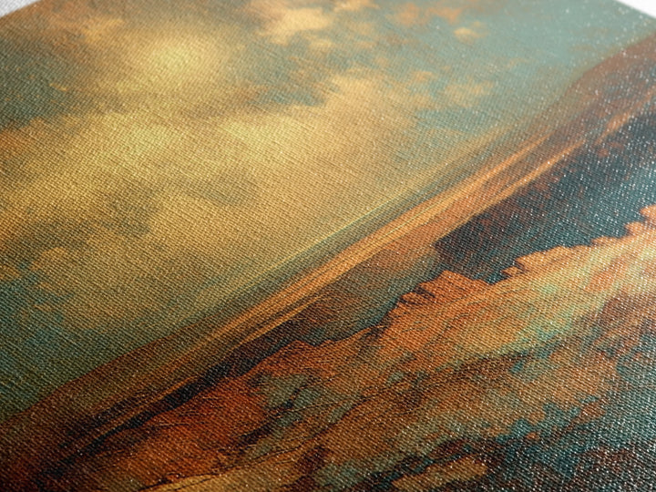 Serene Desert Horizon Canvas Print, General Fine Art, Gallery Decor, Living Room Decor, Fine Art, Wall Art, Home Decor, GEN-1x1-17