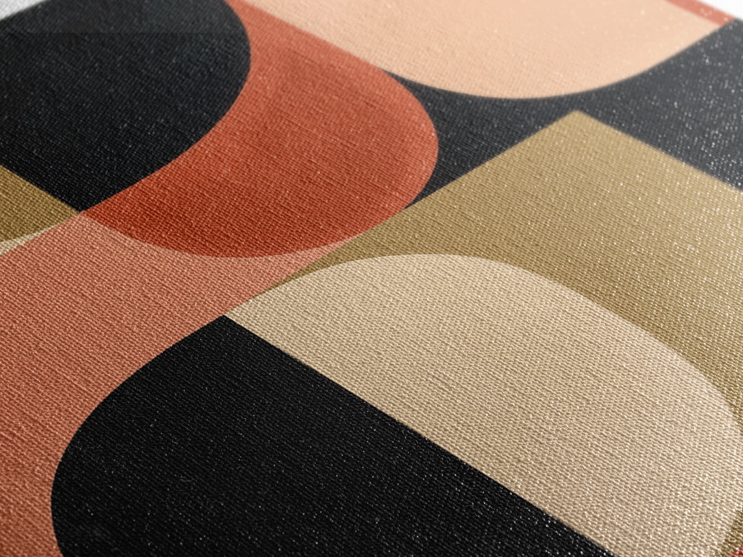 Warm Terracotta Abstract Canvas Print, General Fine Art, Bedroom Decor, Living Room Decor, Abstract Art, Minimalist Decor, GEN-1x1-30