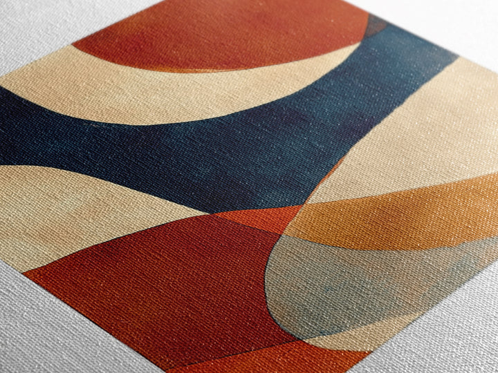 Warm Terracotta Abstract Canvas Print, General Fine Art, Bedroom Decor, Living Room Decor, Abstract Art, Minimalist Decor, GEN-1x1-54