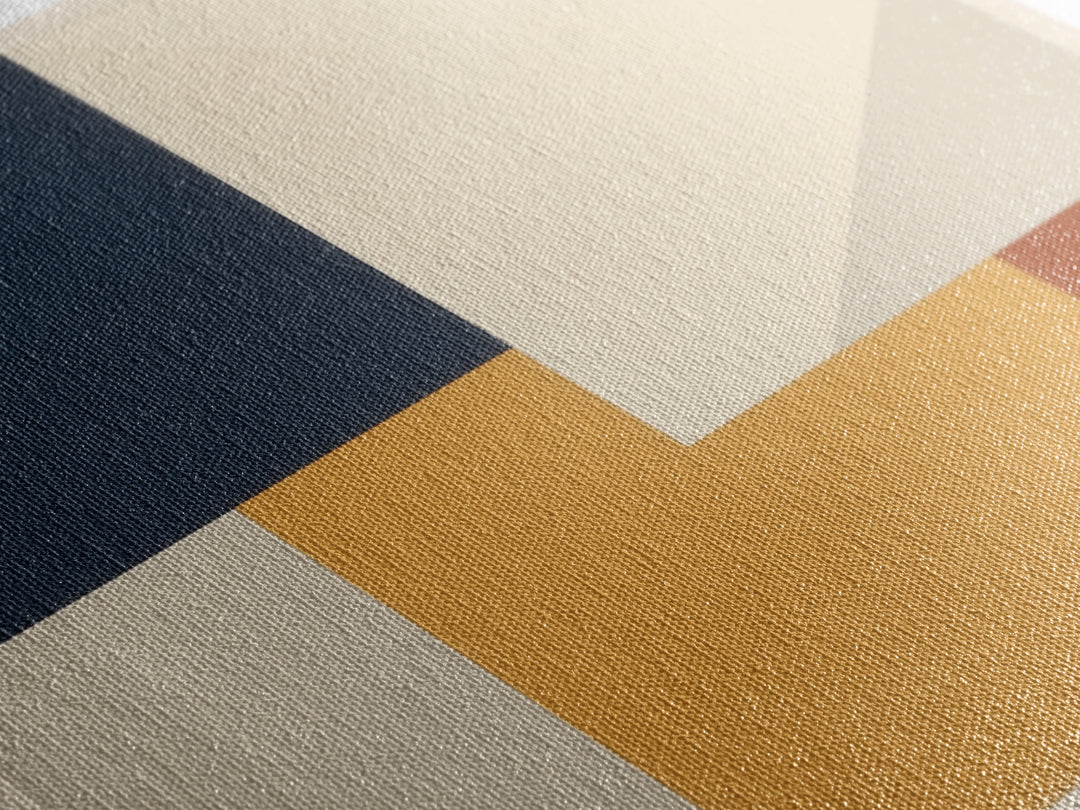 Modern Geometric Composition Canvas Print, General Fine Art, Boho Decor, Living Room Decor, Fine Art, Wall Decor, GEN-1x1-82