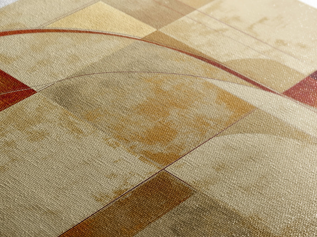 Earthy Plaster Texture Abstract Canvas Print, General Fine Art, Luxury Decor, Living Room Decor, Abstract Art, GEN-1x1-87