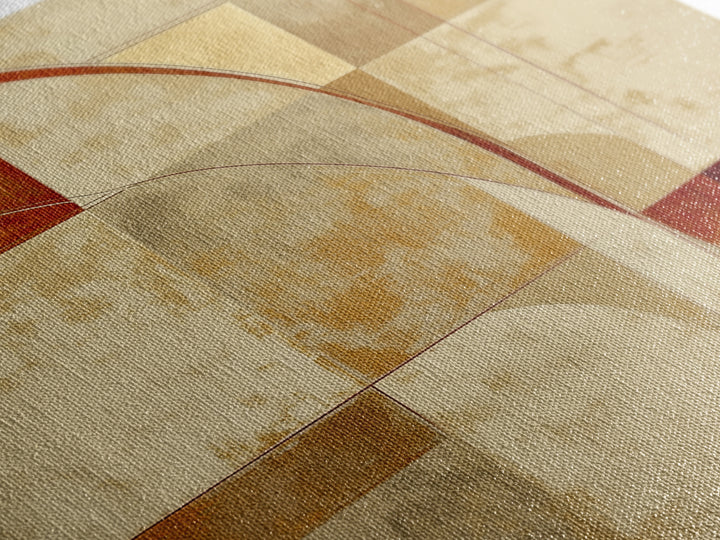 Earthy Plaster Texture Abstract Canvas Print, General Fine Art, Luxury Decor, Living Room Decor, Abstract Art, GEN-1x1-87