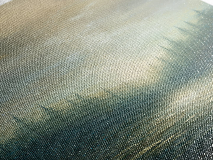 Quiet Abstract River Shape Canvas Print, General Fine Art, Wall Art, Living Room Decor, Abstract Art, Printable, GEN-1x3-12