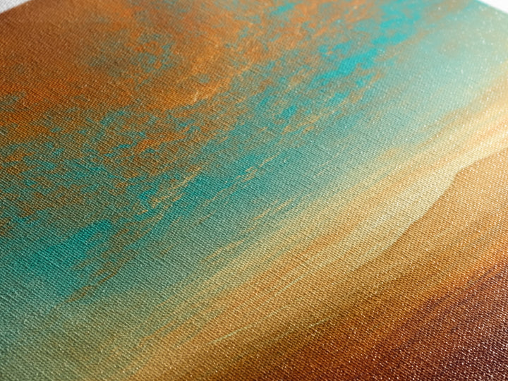 Serene Desert Horizon Framed Canvas Print, General Fine Art, Wall Decor, Living Room Decor, Fine Art, Original Painting, GEN-2x1-37