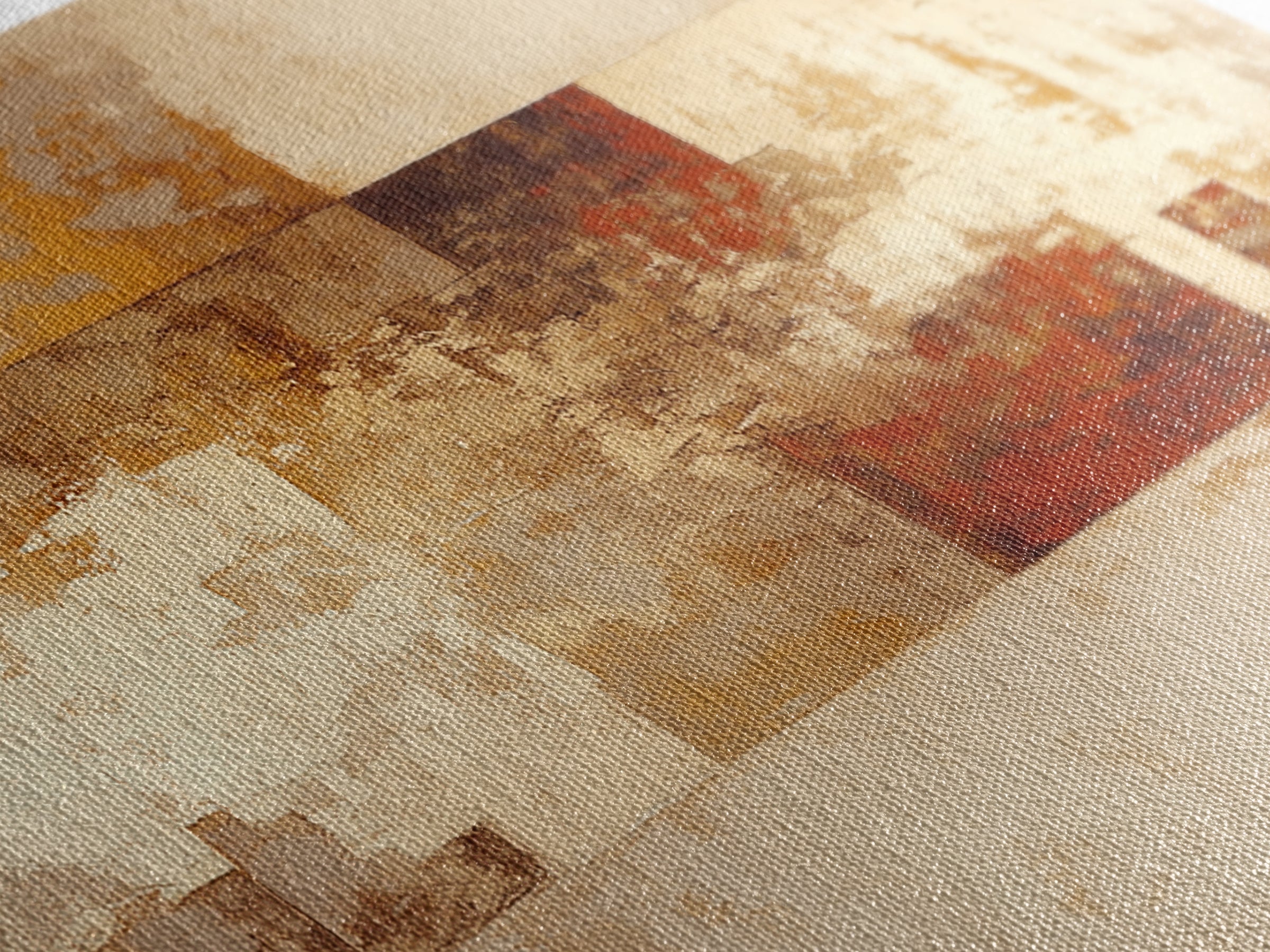 Earthy Plaster Texture Abstract Framed Canvas Print, General Fine Art, Original Art, Living Room Decor, Abstract Art, GEN-2x1-59
