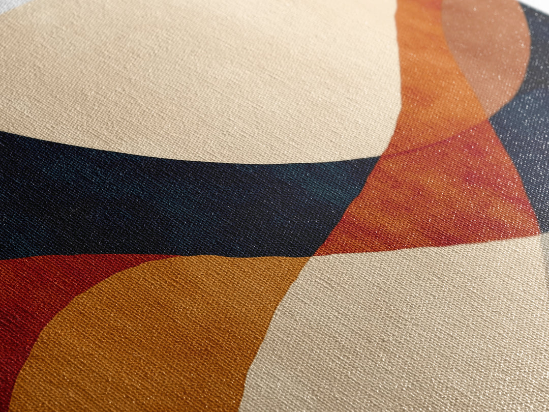 Warm Terracotta Abstract Canvas Print, General Fine Art, Print, Living Room Decor, Abstract Art, Art Deco, Wall Hanging, GEN-2x1-98