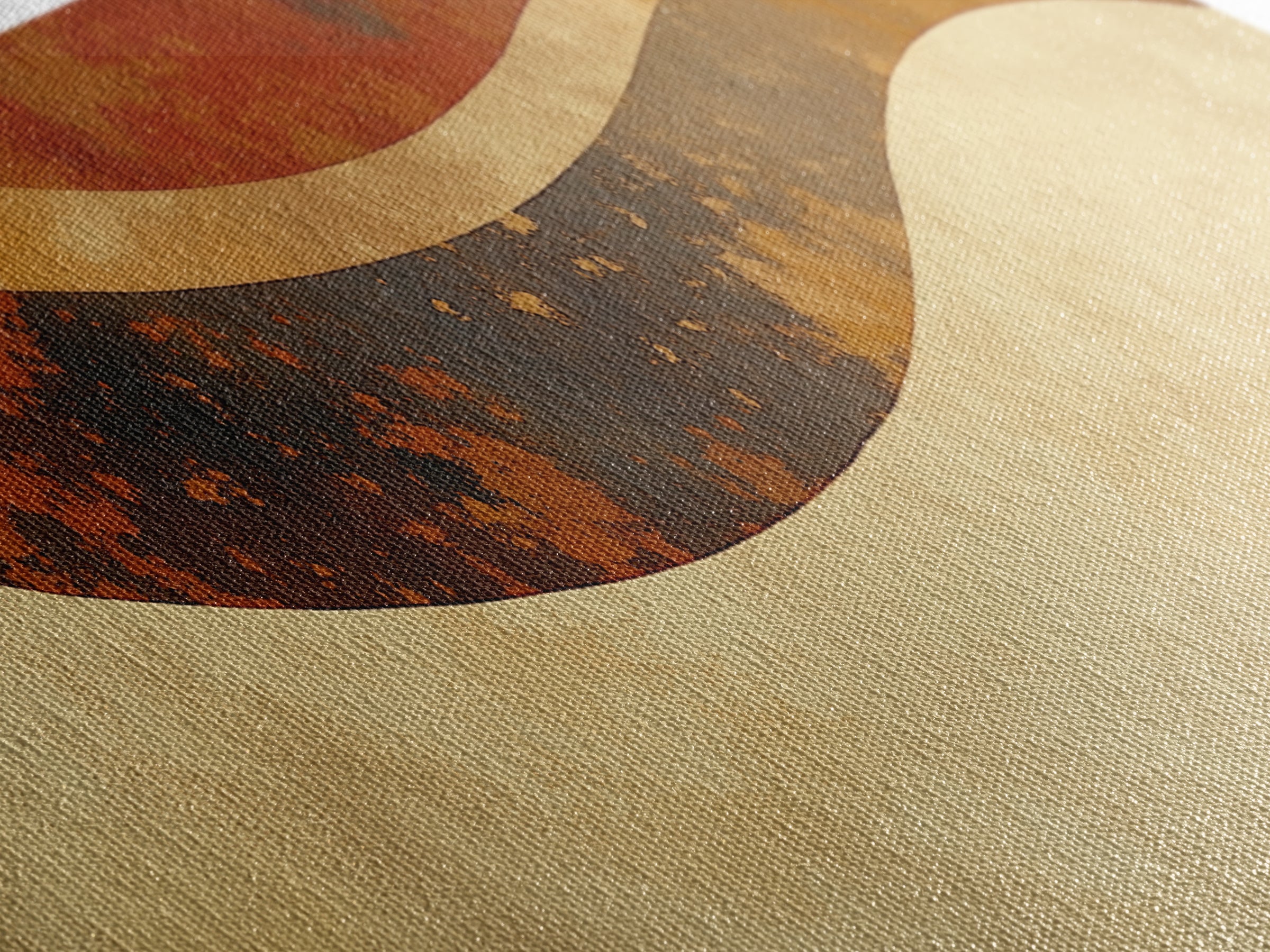 Warm Terracotta Abstract Canvas Print, General Fine Art, Original Art, Living Room Decor, Abstract Art, Boho Decor, GEN-3x1-94